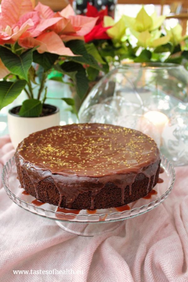 Poppyseed Cake with Milk Chocolate Icing